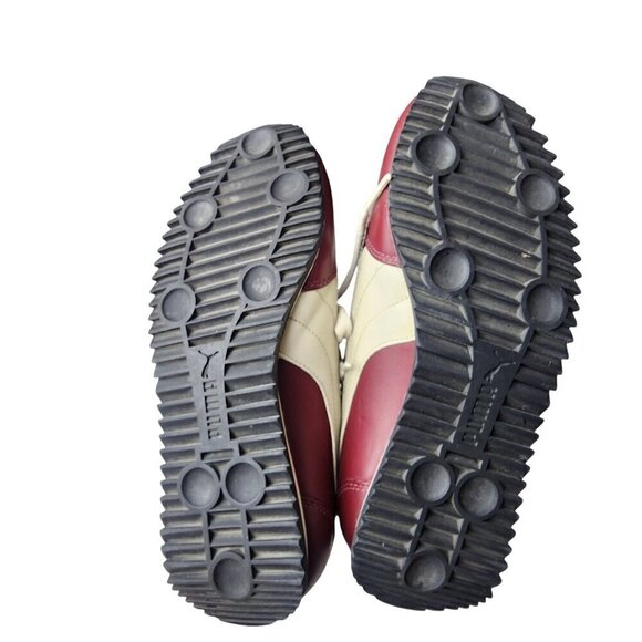 Puma Retro Tahara Lace Up Low Top Training Sneakers Burgundy Leather 5 - Picture 13 of 13